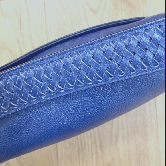[Kate Spade] Blue Leather Multi-Carry Designer Handbag - Picture 7 of 11